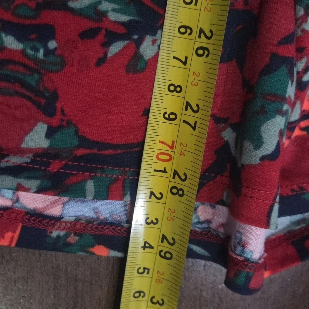 NWOT  LULAROE Tunic tshirt  floral print Size XXS - Picture 8 of 9